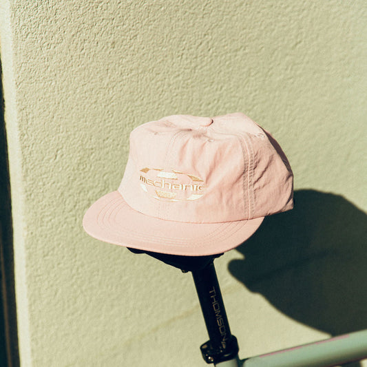 6 Panel Nylon Cap - Pink