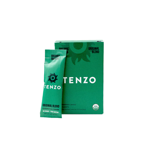 Tenzo Original Blend Organic Matcha Single Serve | Box of 10 (2g/stick)
